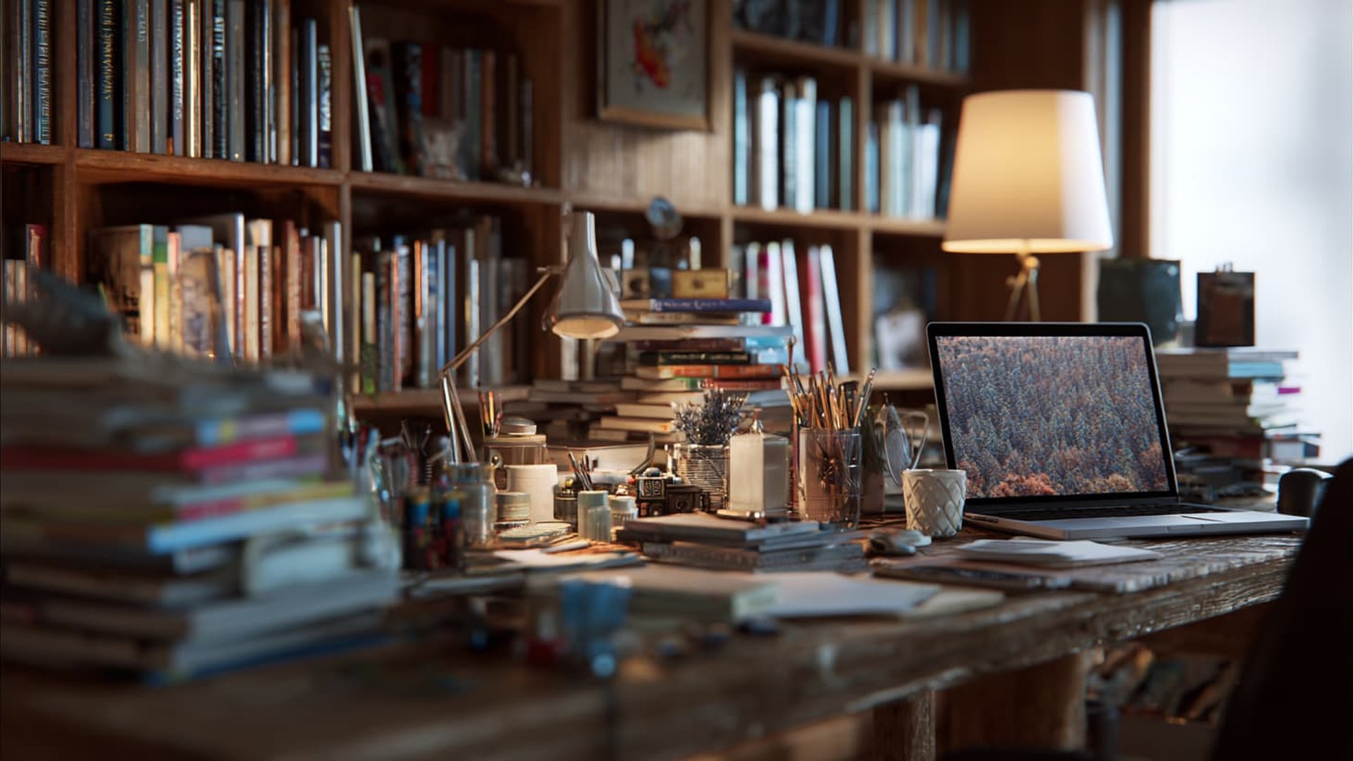 Hyperrealistic workspace with AI — safety and efficiency